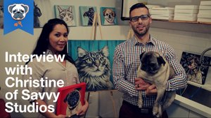 Video: Interview with Christine Savella of Savvy Studios Painted Pets